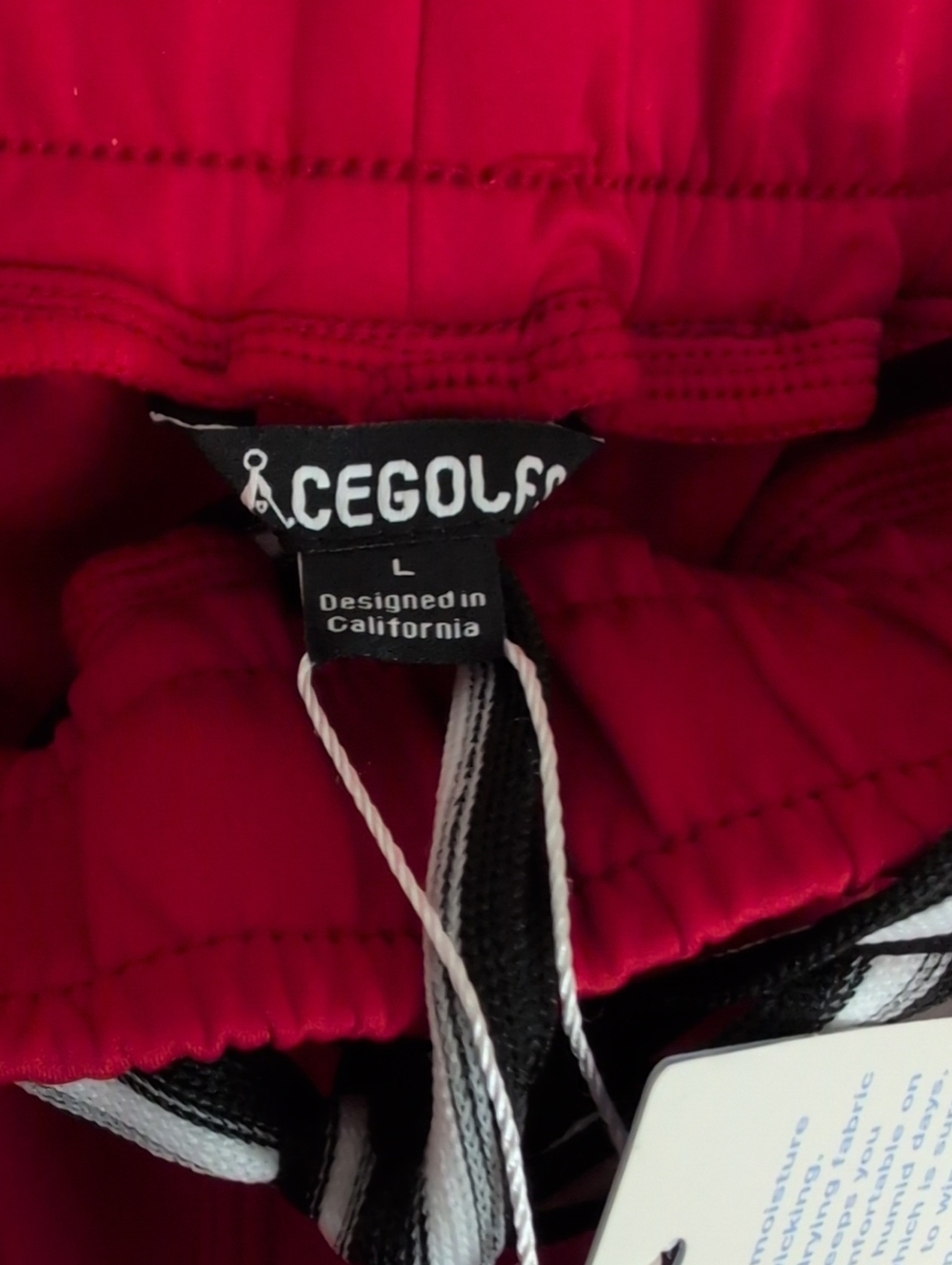 ACEGOLFS Women L NWT Red 2pc Golf Set Pullover Capri Pants Plushee - Picture 6 of 9